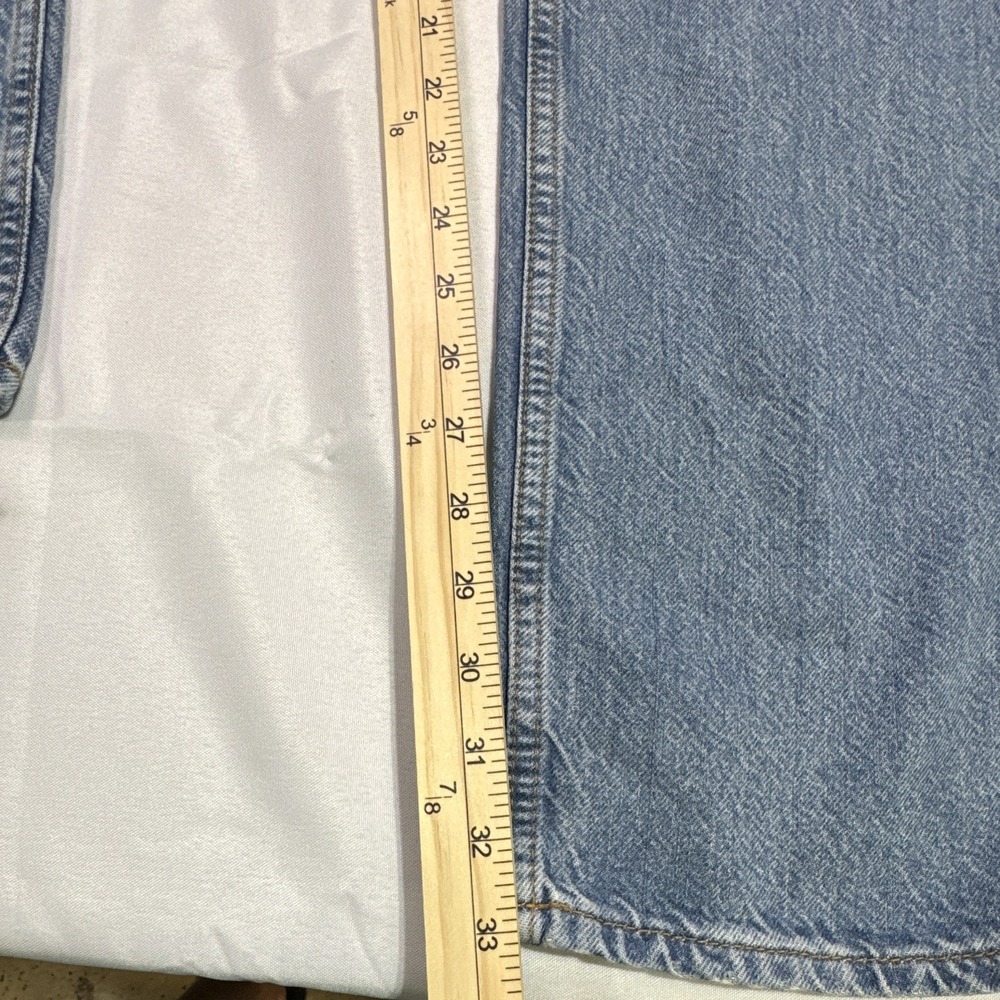 H&M Baggy High Waist Jeans Women's Size 6 Light Wash Wide Leg Denim NWT - Picture 10 of 10